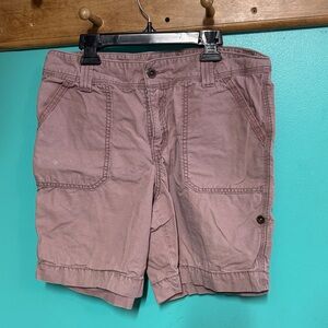 Carhartt Women's Cargo Shorts in Mauve